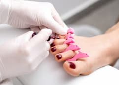 ladies leg nail services